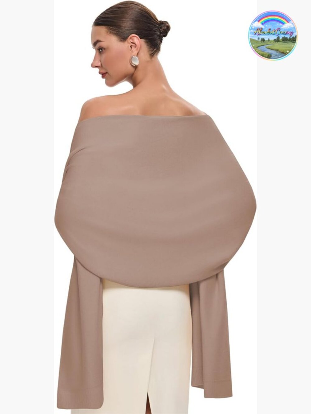 Viscose Blend Pashmina Shawl Wrap - Extra Long Large Scarf for Evening Wedding
